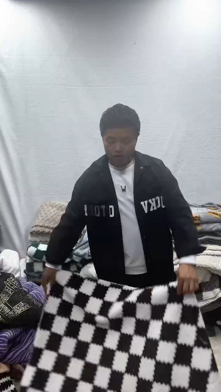 聚酯纤维1.*1.5格子2条