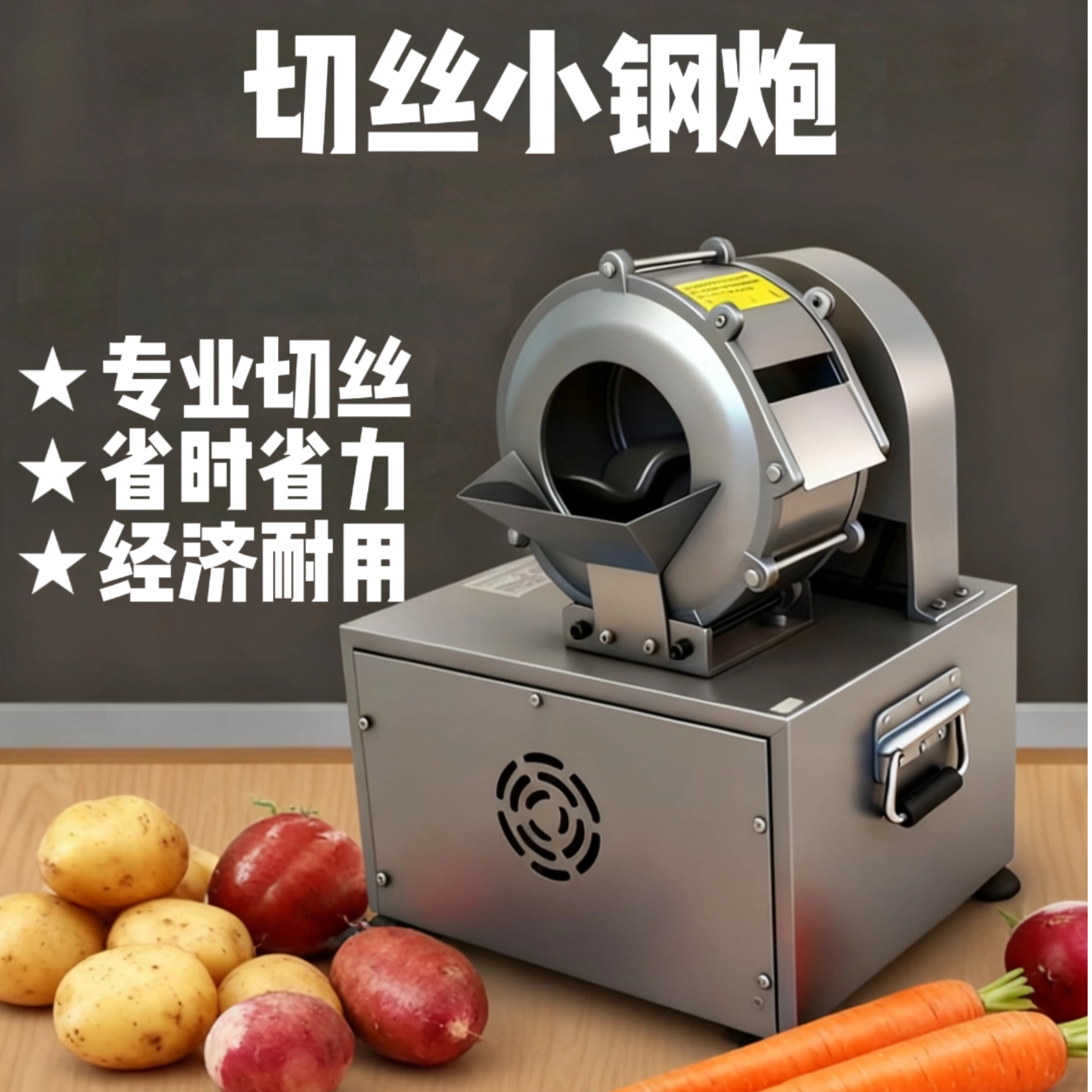 土豆切丝机切片机萝卜切丝机商用切条机切菜机切土豆丁机