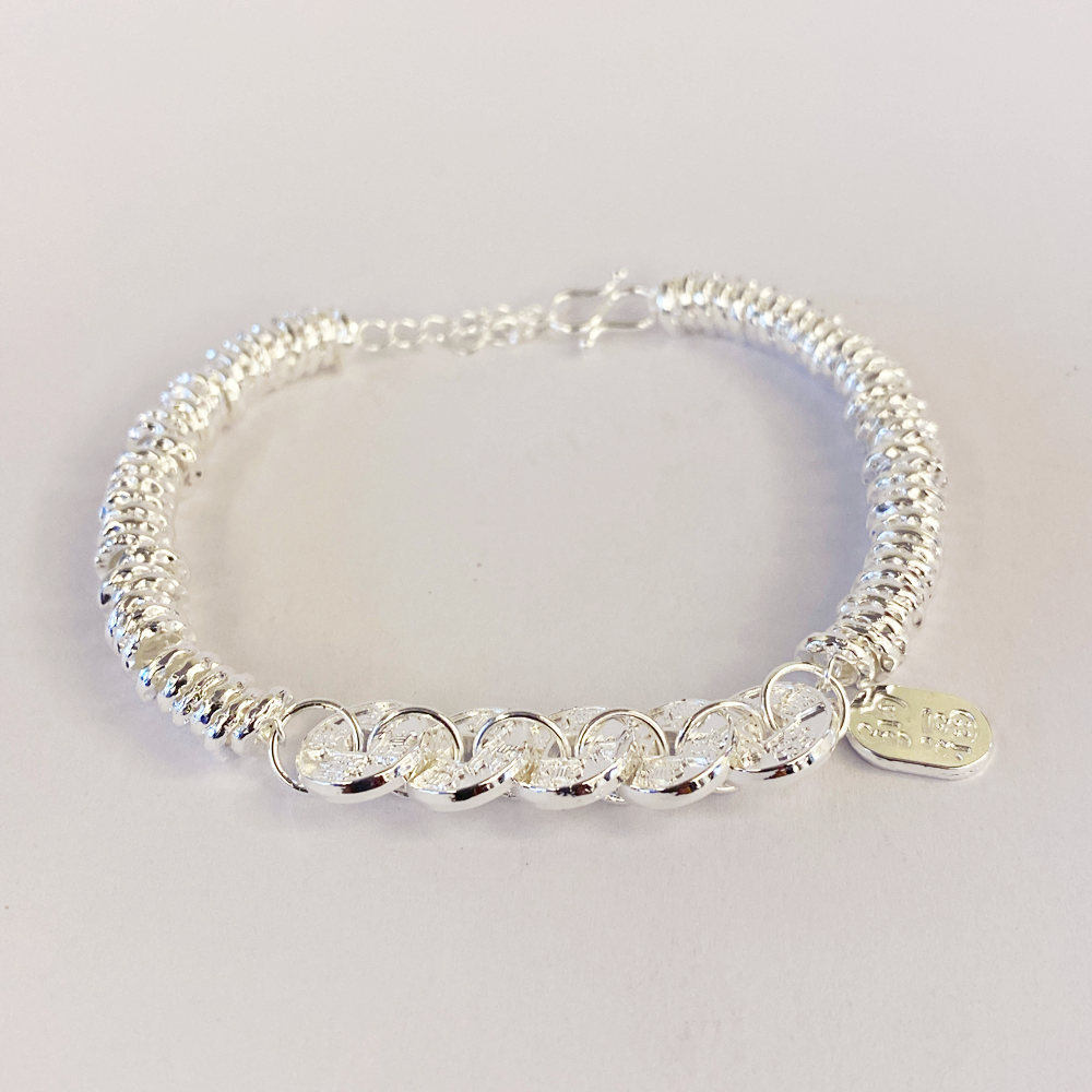 编号62 盘缠铜钱手链