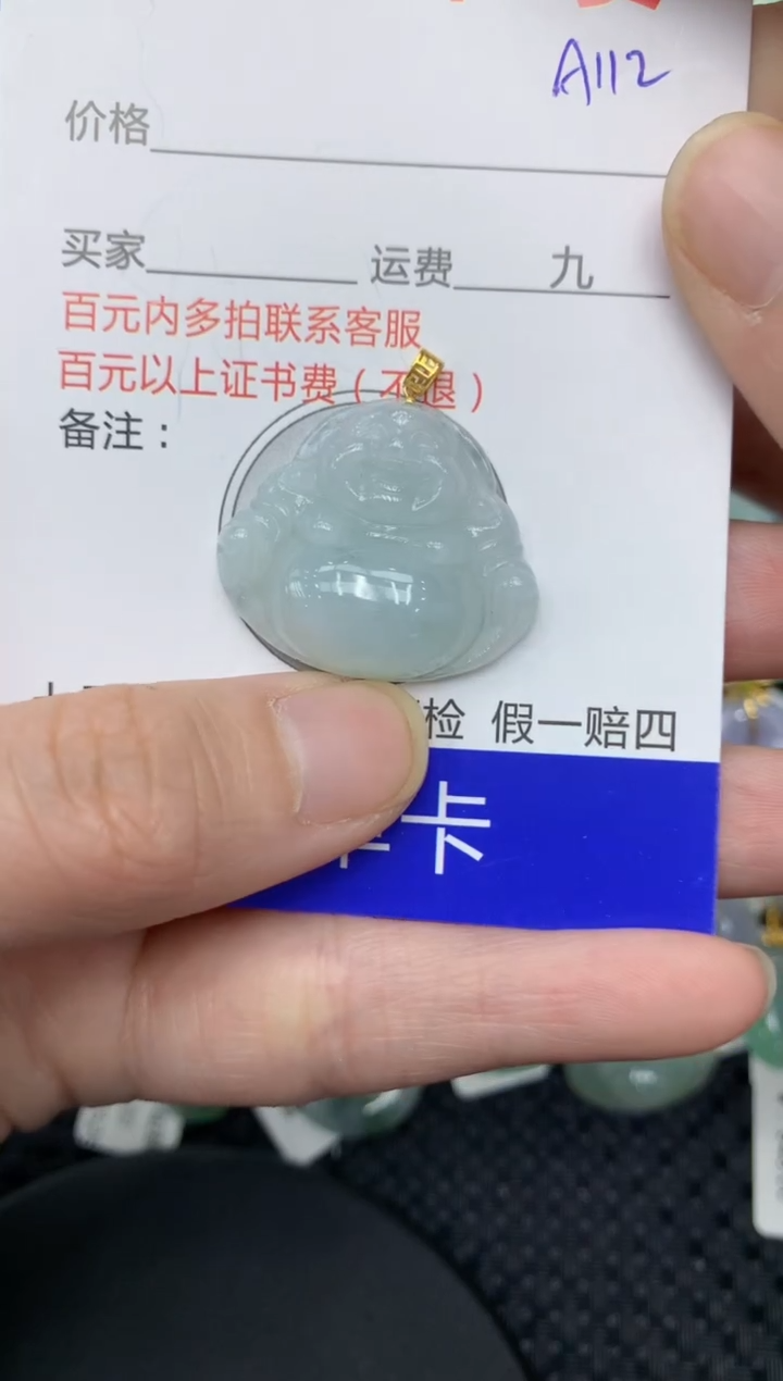 【闪购商品】翡翠颈饰18K金镶嵌111111111