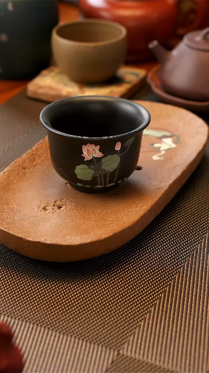 【闪购商品】紫砂茶壶焐灰  主人杯 