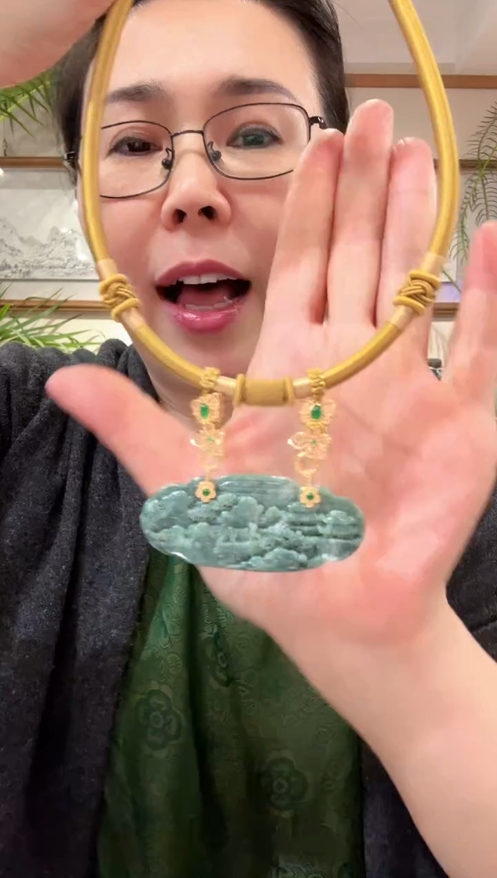 【闪购商品】翡翠颈饰未镶嵌国风