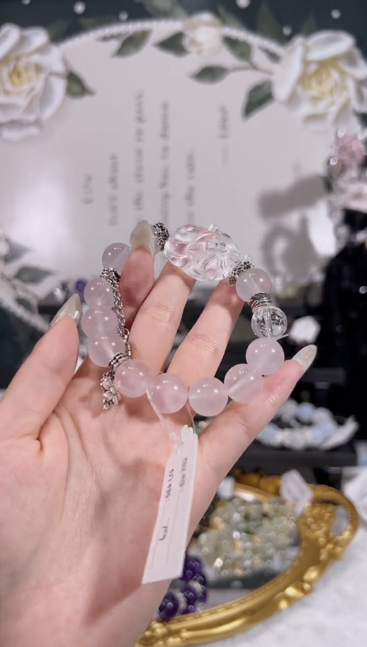 【闪购商品】水晶手链未镶嵌天然水晶默认微瑕 多样性发货发其一