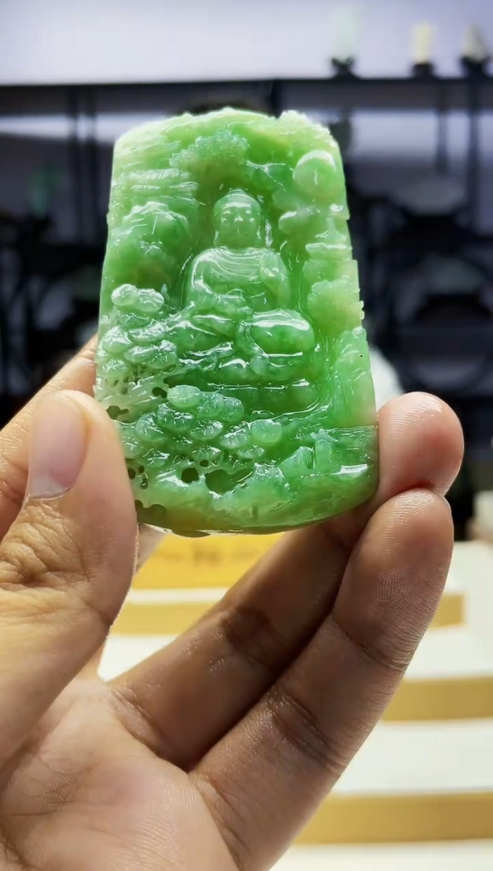 【闪购商品】定制翡翠未镶嵌毛货01230028 