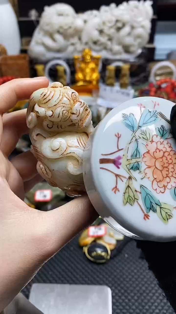 【闪购商品】瓷片瓷器瓷片 摆件1个