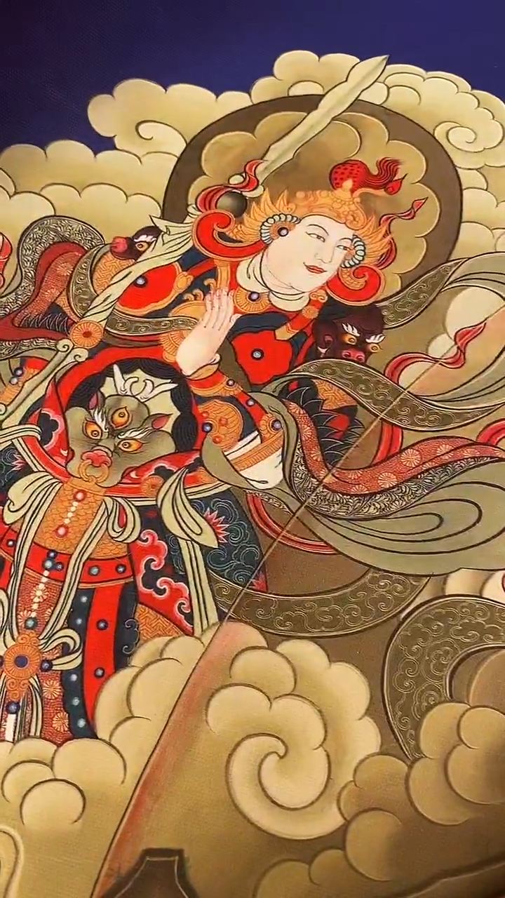 装裱画精美唐卡tk16108