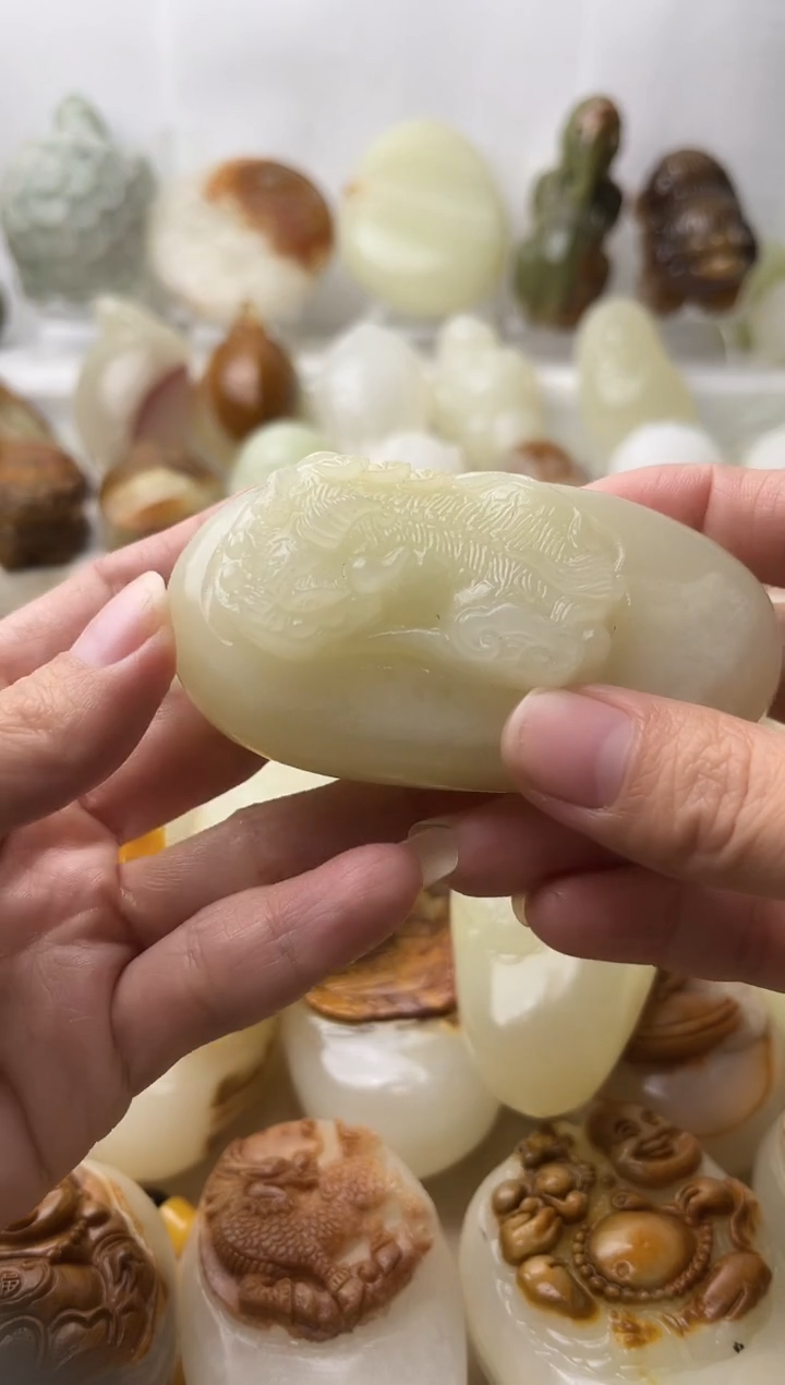 石材古青石棉纹正常不退换貔貅