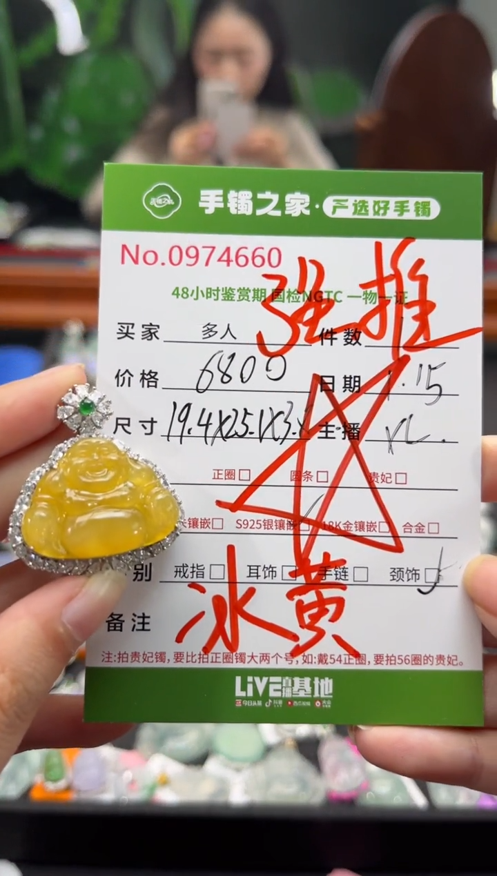 【闪购商品】翡翠颈饰银S925镶嵌多人