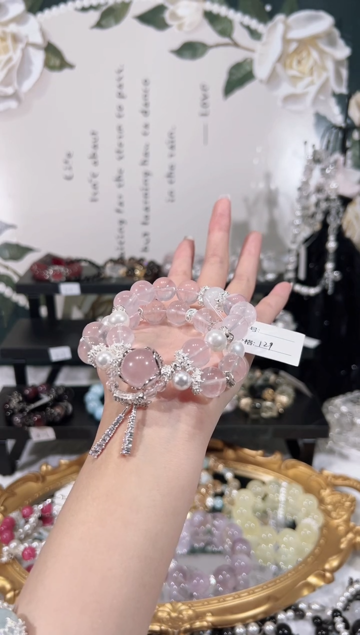 【闪购商品】水晶手链未镶嵌天然水晶默认微瑕 多样性发货发其一