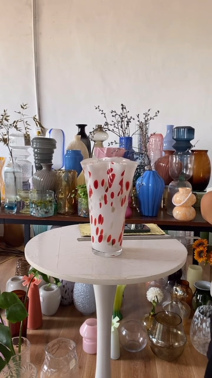 口16.5高28 玻璃花瓶