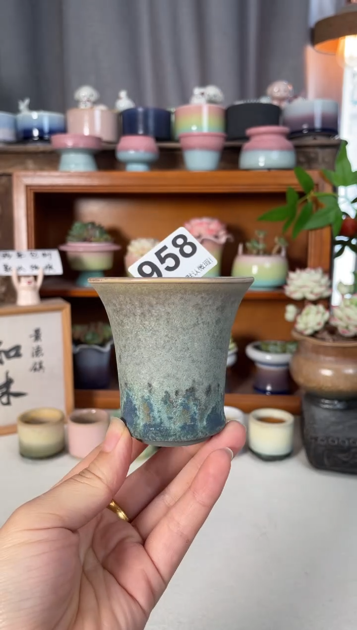 瓷片958知木小芳花盆