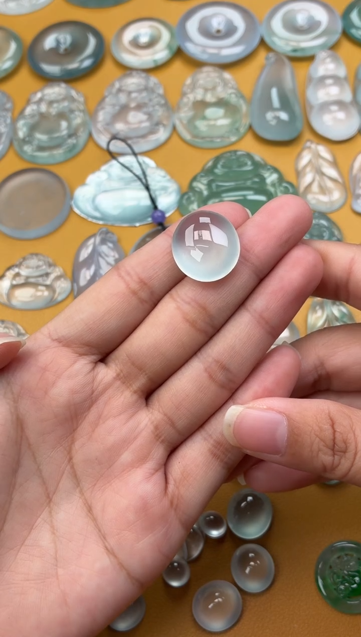 吊坠(不含链)未镶嵌翡翠16 蛋面 20.2 17.5 8.3