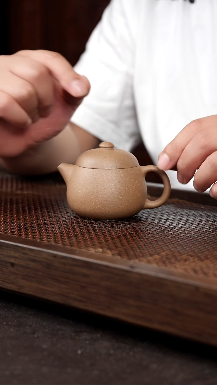 茶壶紫砂芝麻绿宽口文旦