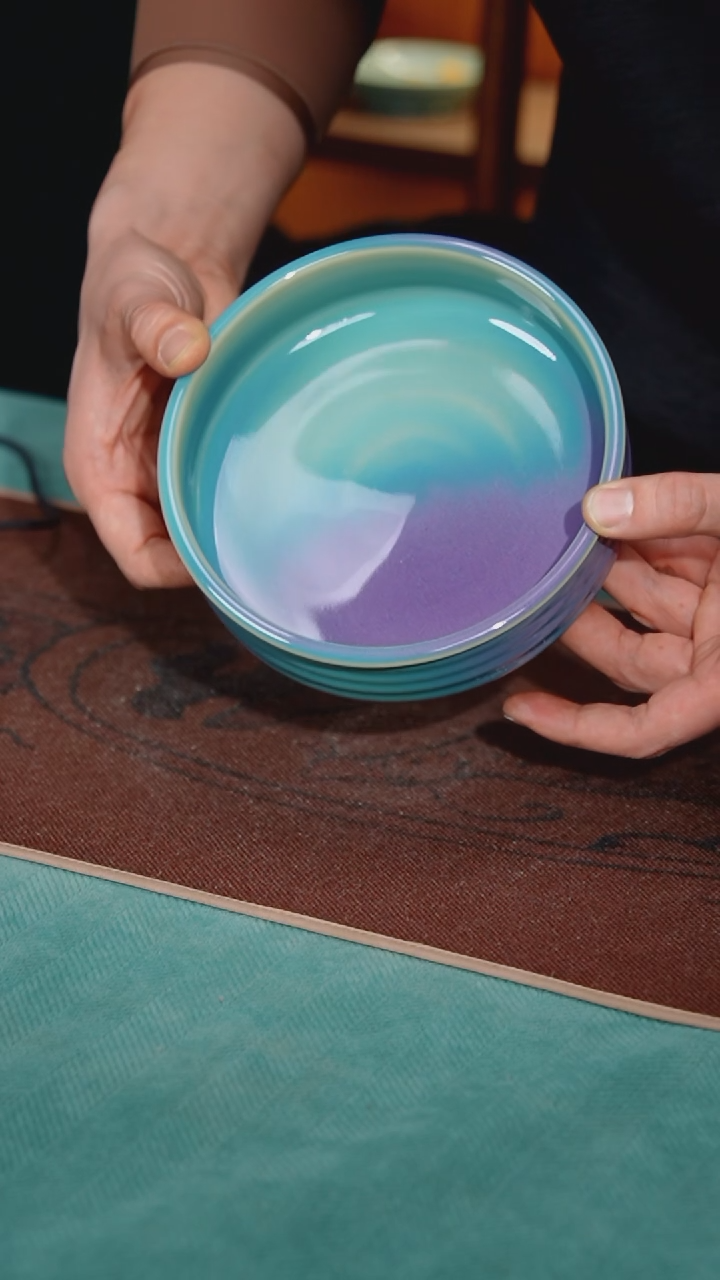 【闪购商品】13-1直壁弦文洗（宋钧点斑 简包）