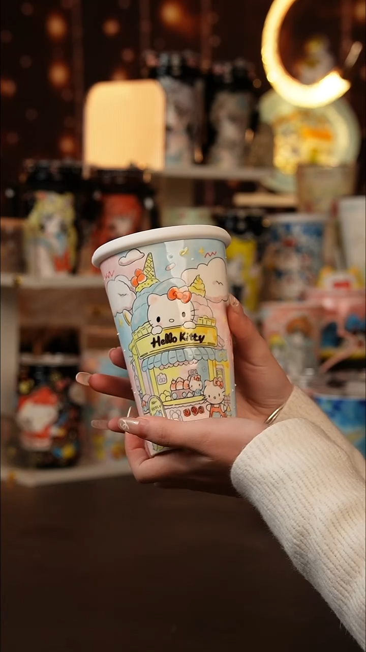 景德镇手工手绘文创陶瓷杯