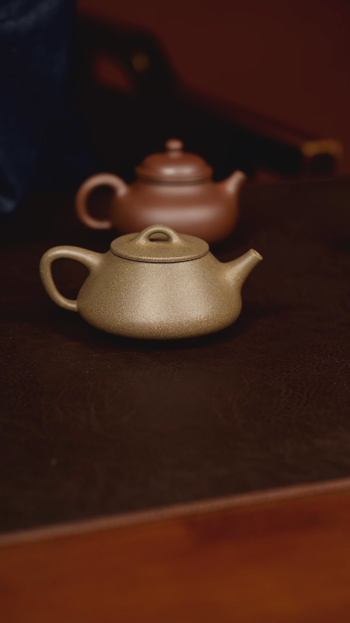 茶壶紫砂平盖150cc青段