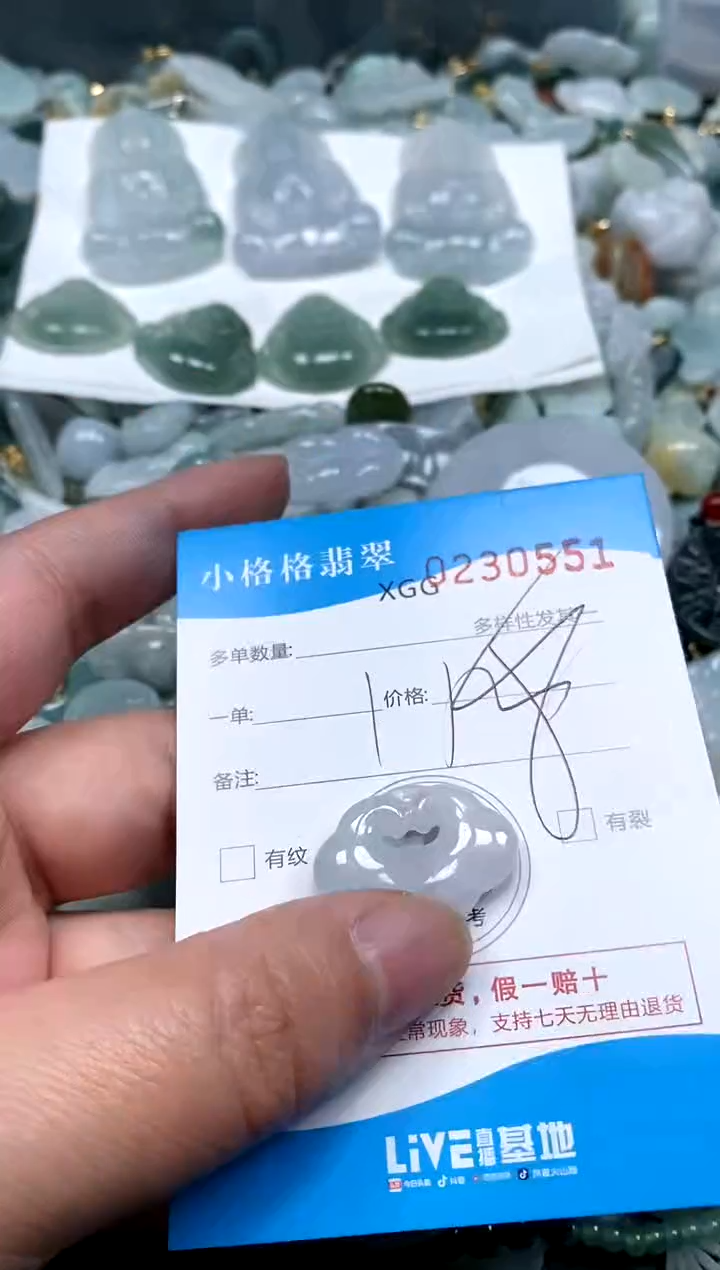 【闪购商品】翡翠颈饰未镶嵌闪购商品0230551