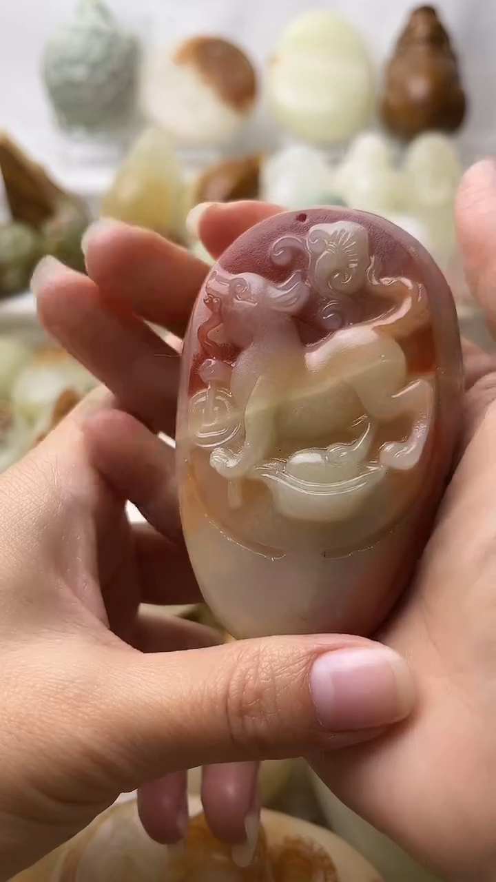 石材古青石棉纹正常不退换狗微瑕