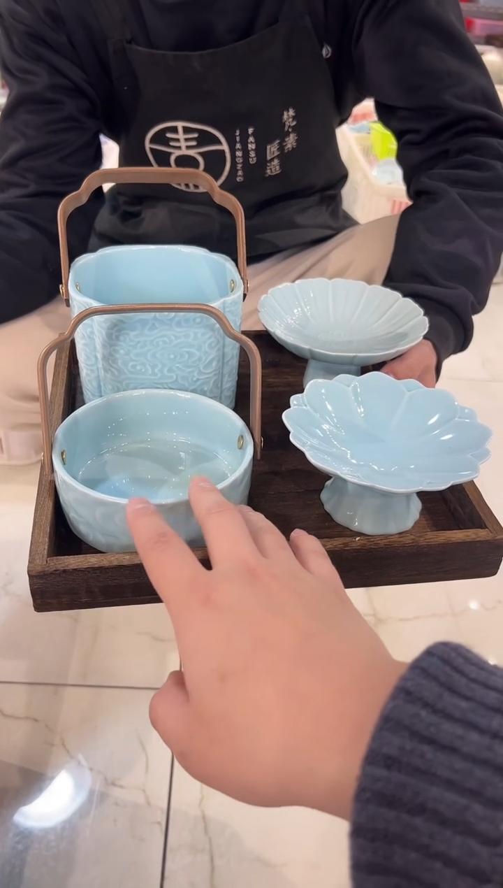 瓷片陶非微瑕商品 【带托盘】