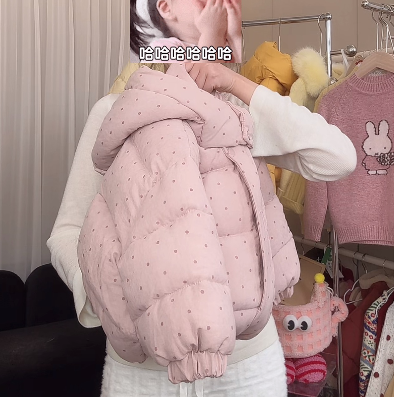 女童加棉外套冬季2025新款洋气宝宝保暖棉服冬装儿童加厚粉色棉衣