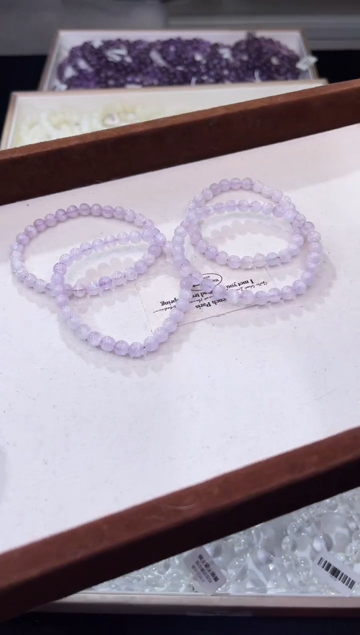 【闪购商品】锂辉石/未镶嵌紫锂辉手串