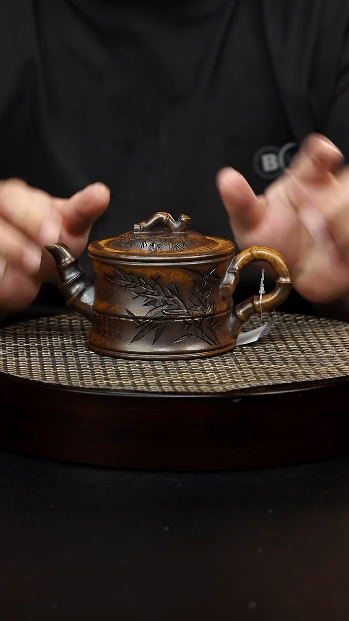 茶壶紫砂一品竹段
