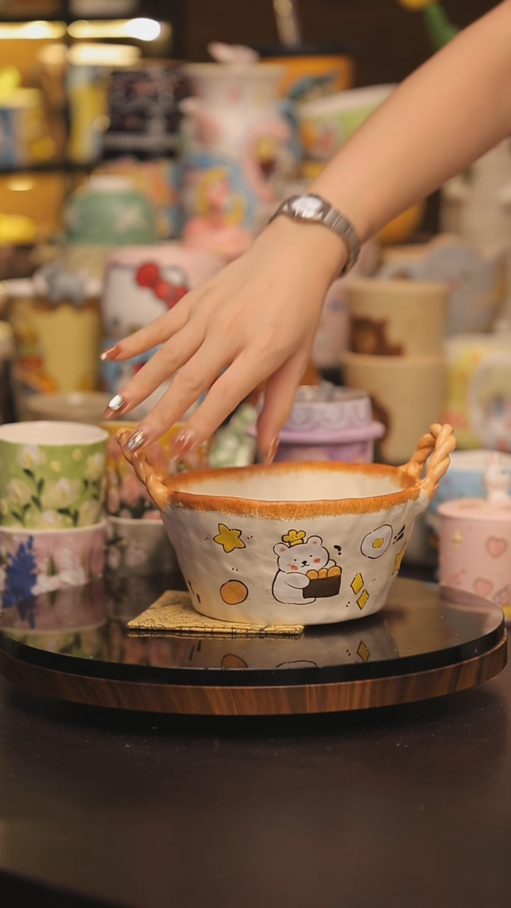 景德镇釉下彩绘设计师款式陶瓷