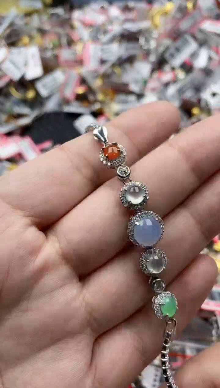 【闪购商品】翡翠戒指银S925镶嵌222222---9