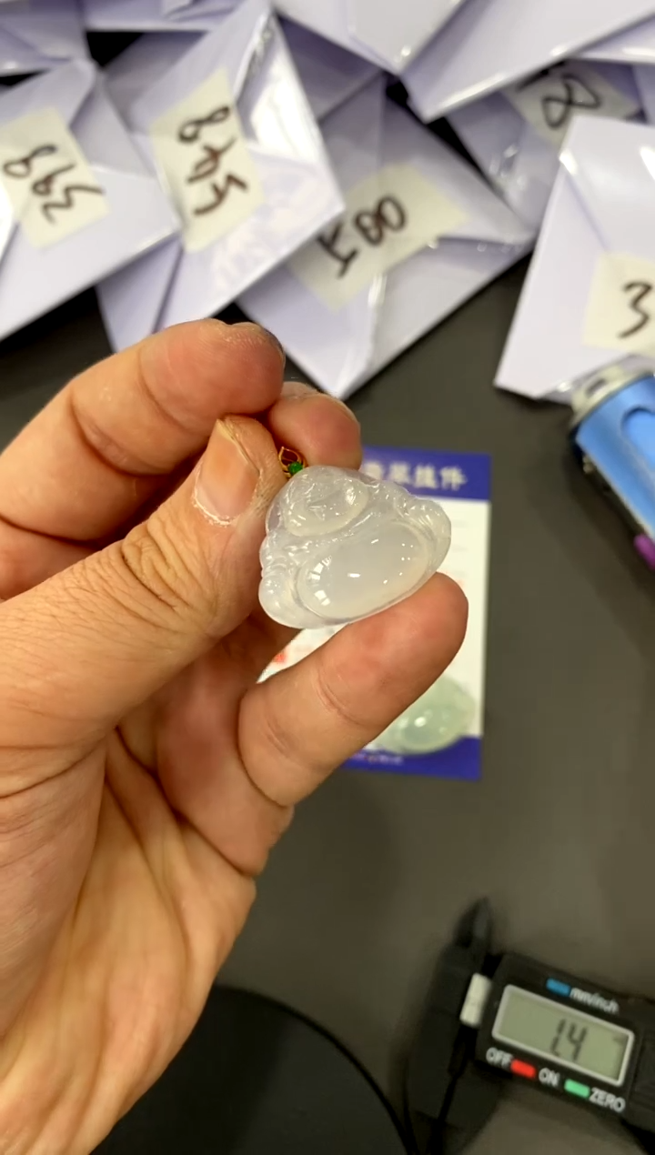 【闪购商品】翡翠颈饰18K金镶嵌189号买断价