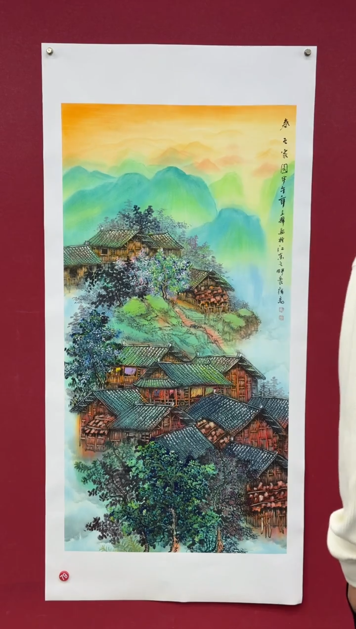 国画国画绘画山水花鸟