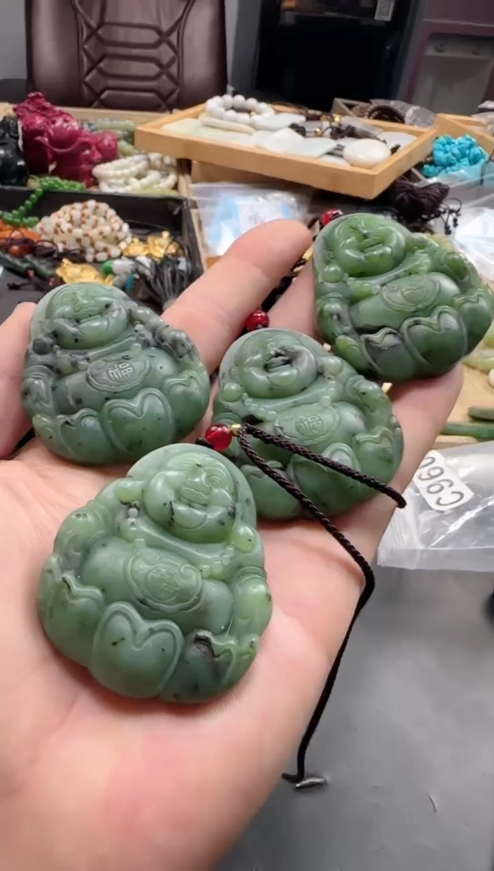 和田玉未镶嵌颈饰拍一发一多样性发货