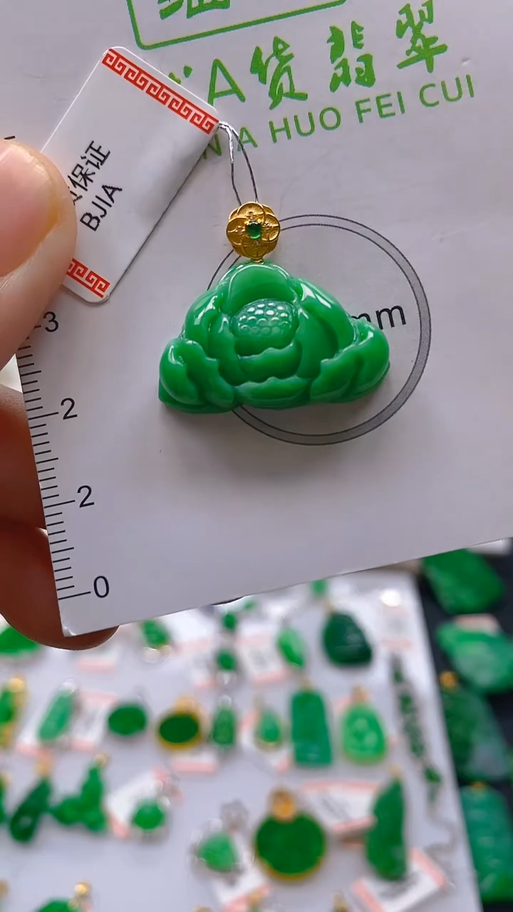 【闪购商品】翡翠颈饰18K金镶嵌新号开播，全场乱卖