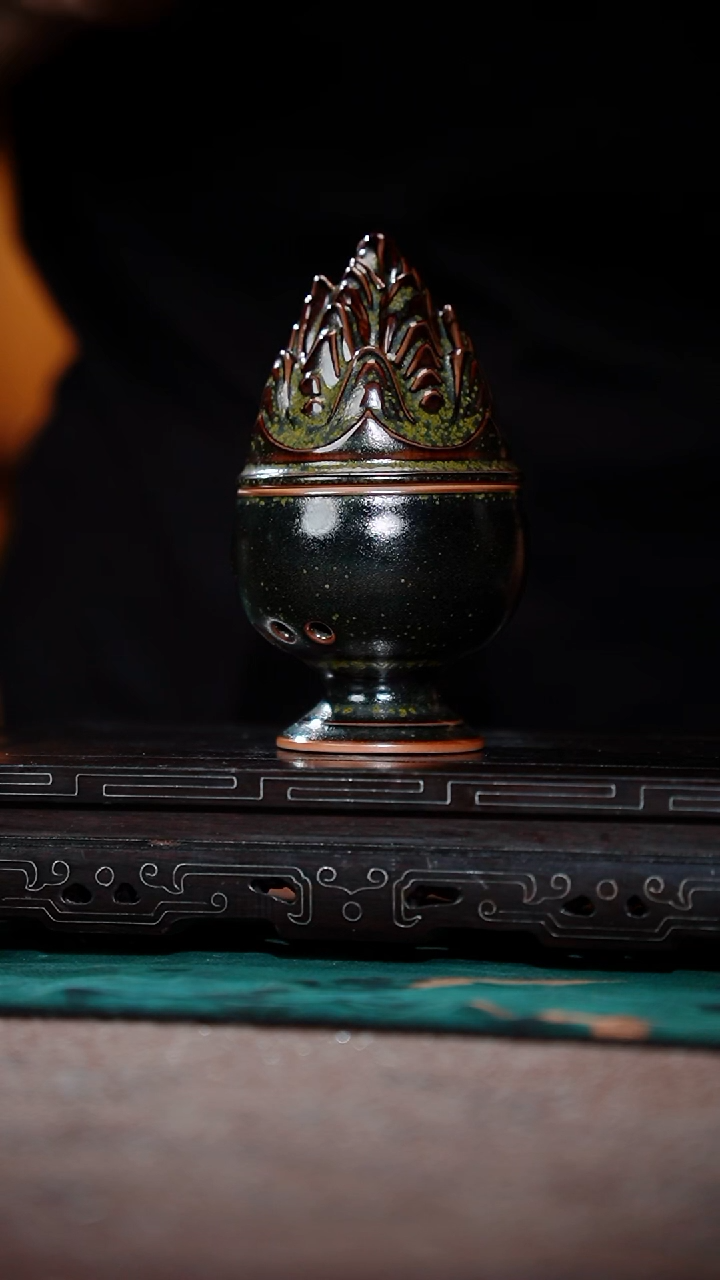 97-10小博山炉（浩然堂）窑变随机