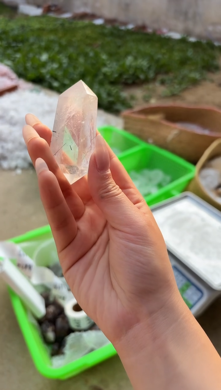 【闪购商品】水晶摆件未镶嵌发晶双尖397