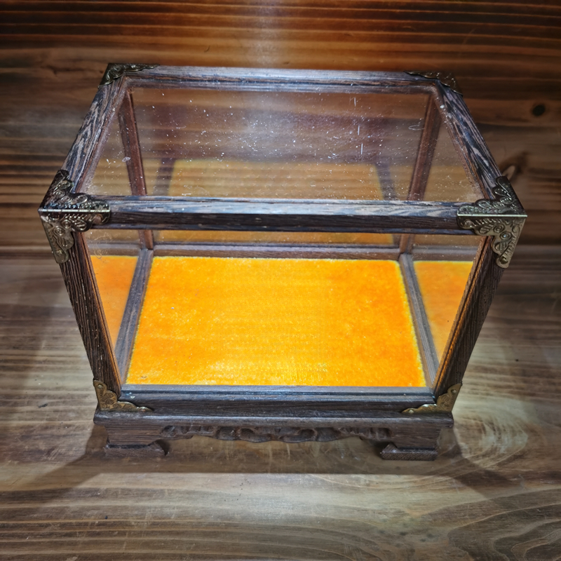 XF7 室内摆件把玩件展柜装饰品展示盒仿古工艺品盒子