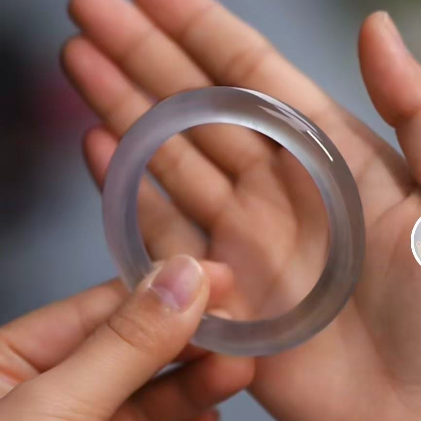 天然翡翠手镯定制白冰玻璃种手镯未经沟通勿拍平安扣