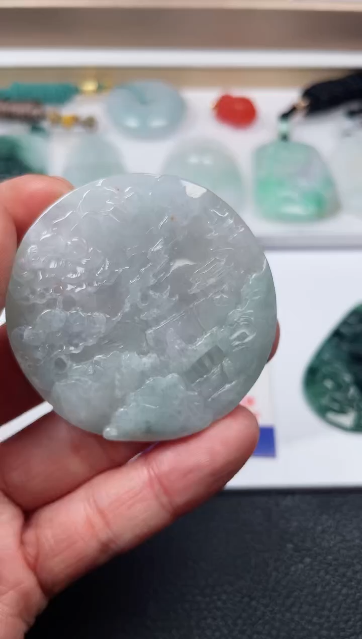 【闪购商品】翡翠颈饰未镶嵌多样性发货发一件山水