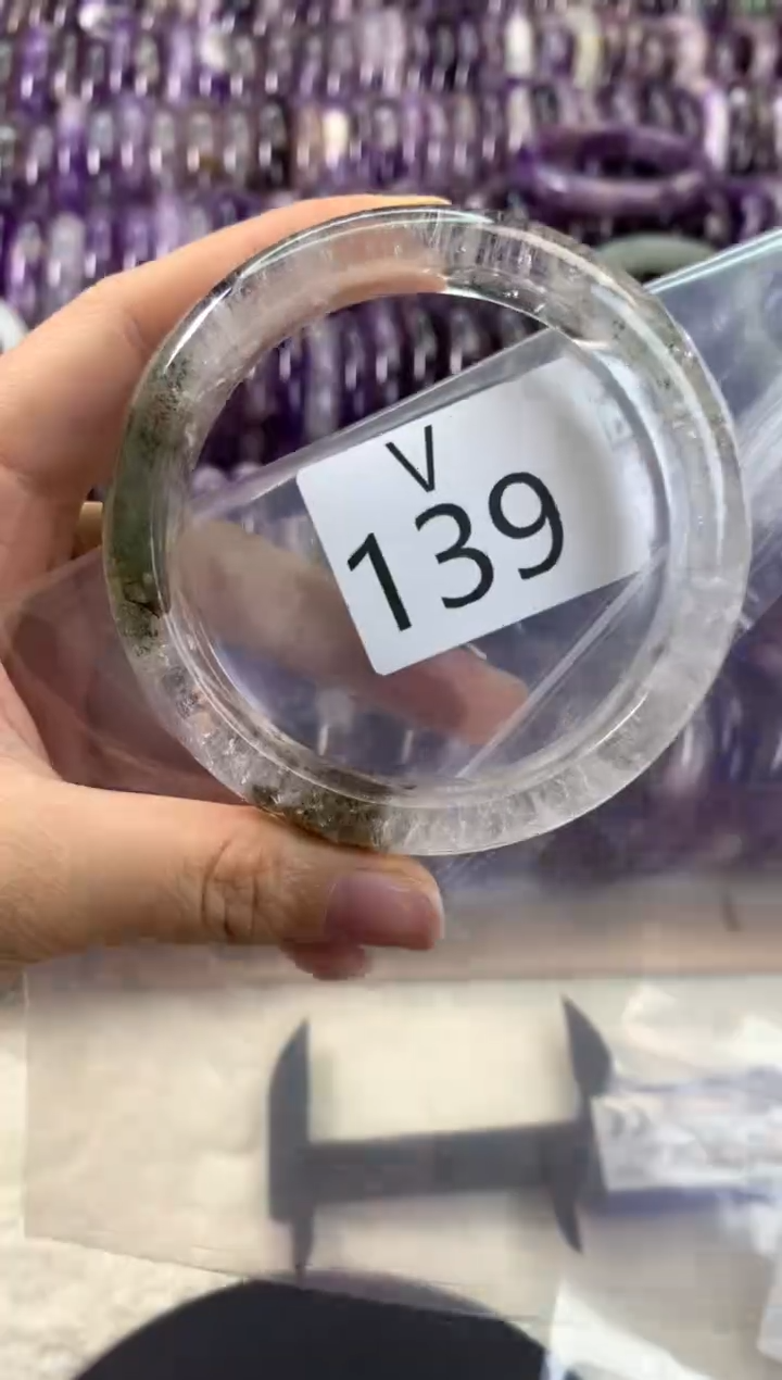 【闪购商品】水晶水晶手镯V未镶嵌139-63