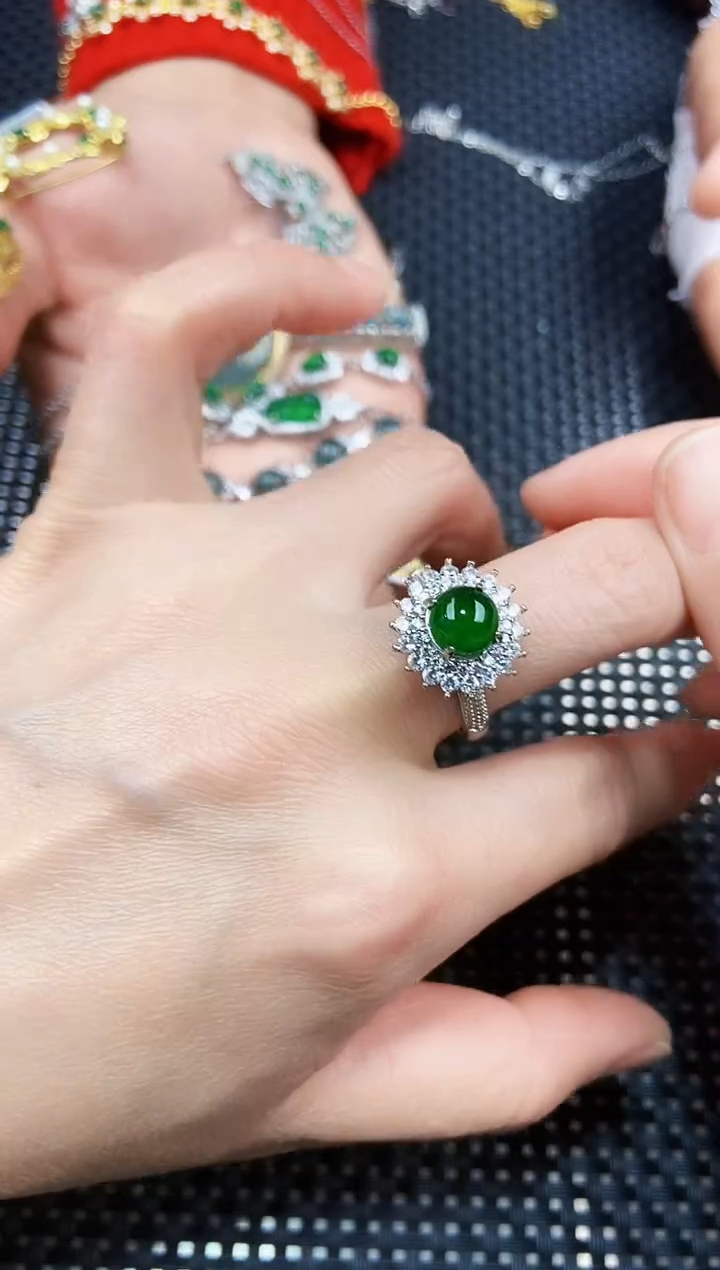 【闪购商品】翡翠戒指未镶嵌111111111