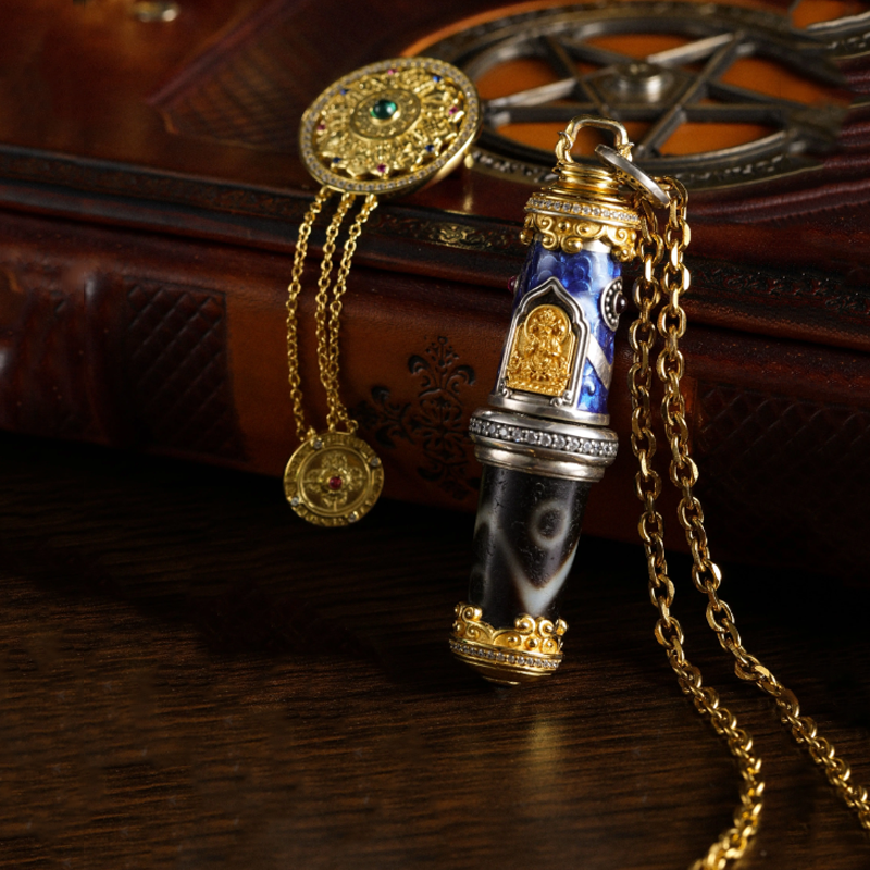 吊坠925银 s925银制品 喜三福传承文创 大威德 吊坠（不含图链）