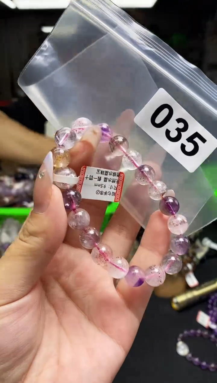 水晶手串未镶嵌手串035