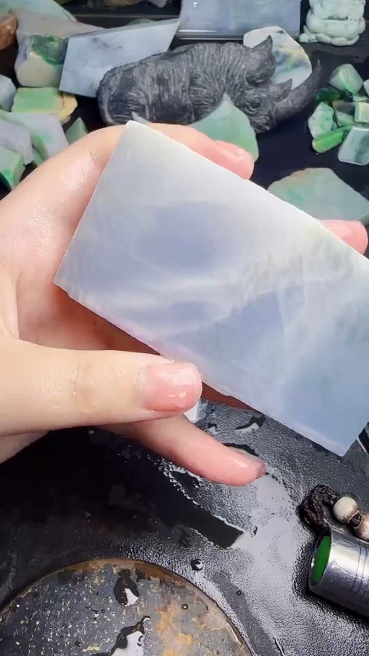 未镶嵌挂件翡翠5**@天然翡翠029