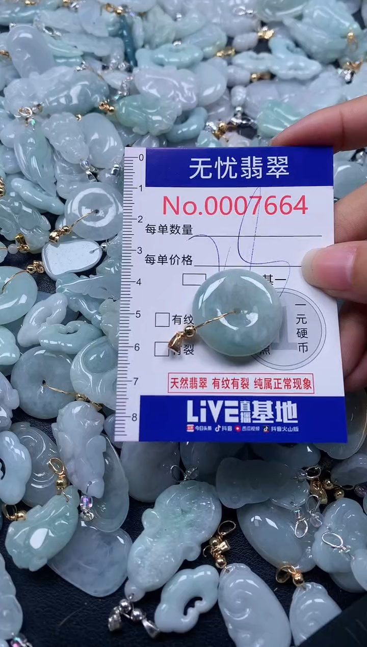 颈饰未镶嵌翡翠7664