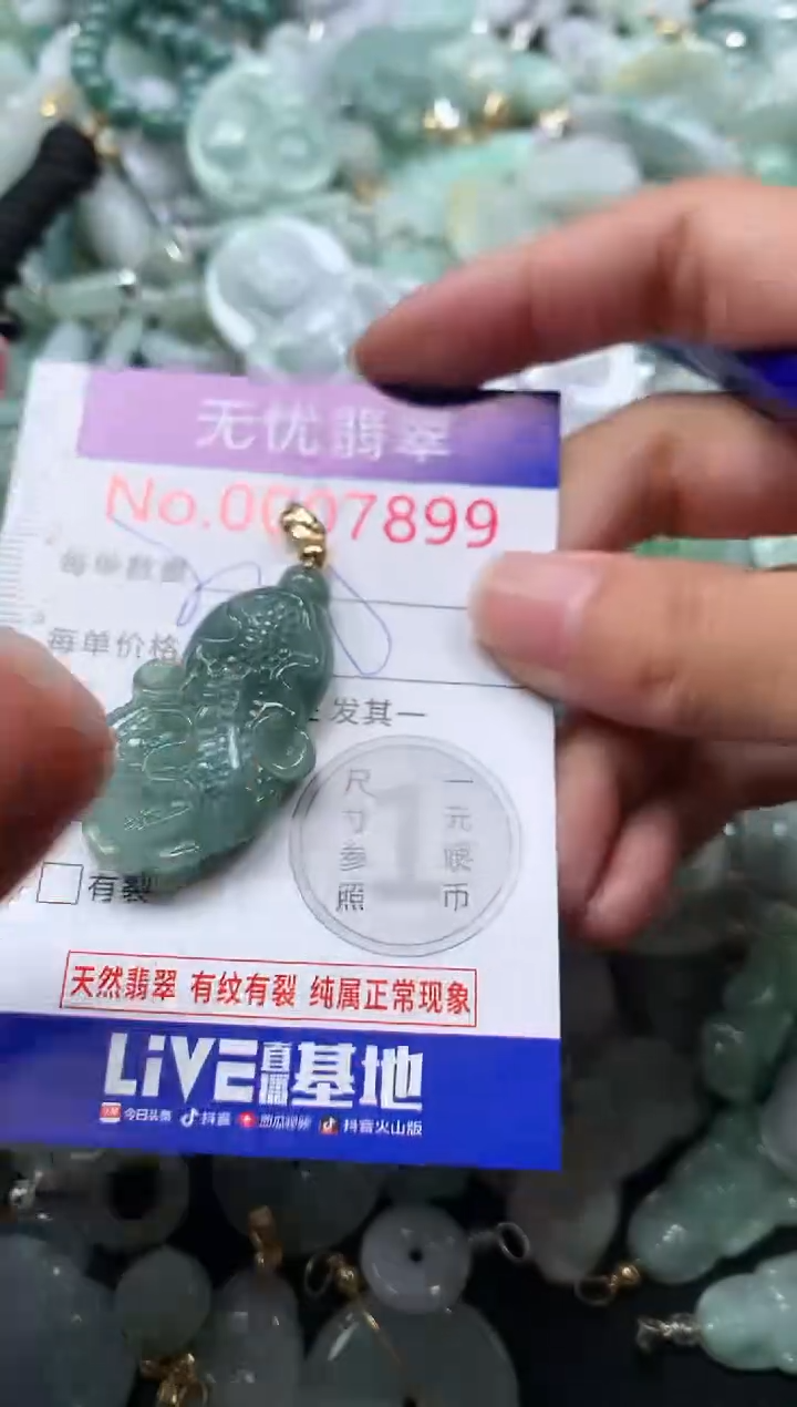 颈饰未镶嵌翡翠7899
