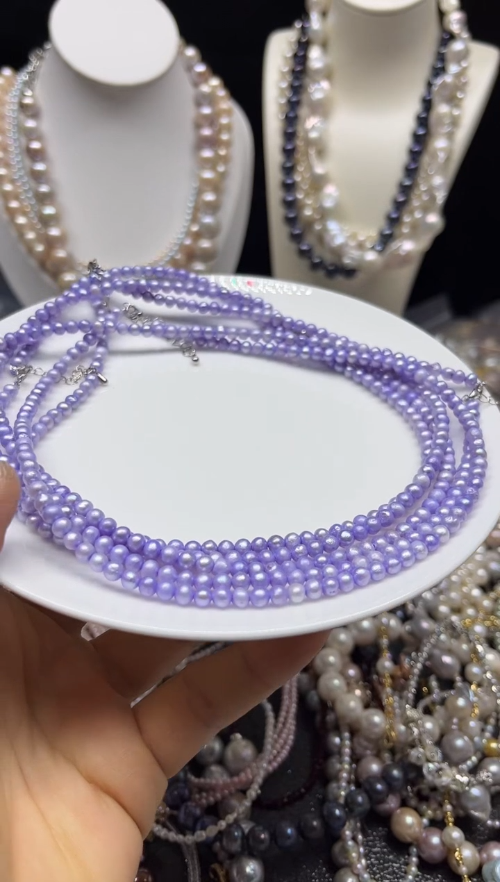 淡水珍珠未镶嵌颈饰多人