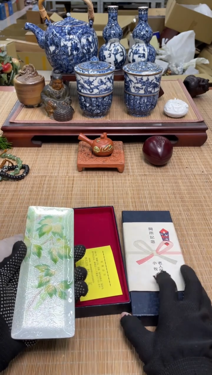 82号七宝烧有纪念款中古物品谨慎参拍直播链接