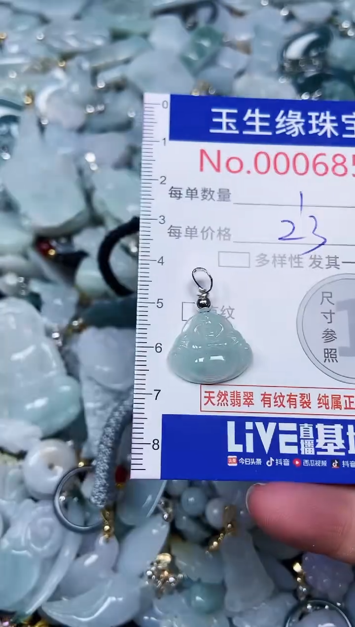 【闪购商品】翡翠颈饰未镶嵌闪购00006855