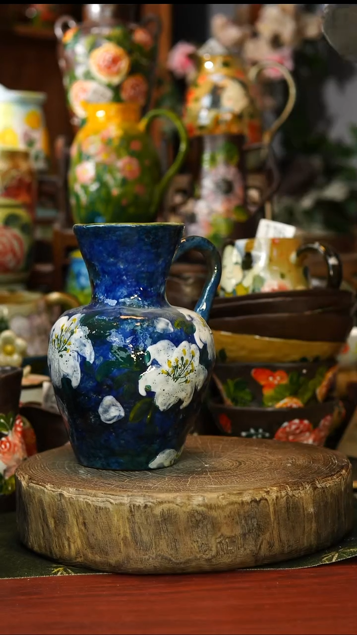 陶瓷150景德镇手工手绘釉下彩