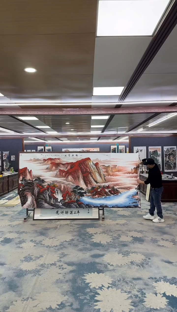 国画M刘雪红-大丈二-山水国画