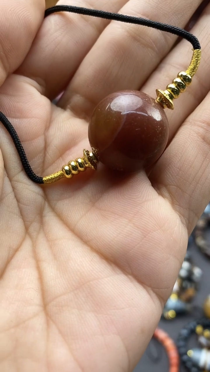 玛瑙/玉髓颈饰未镶嵌-0918 -209 Y多样性发